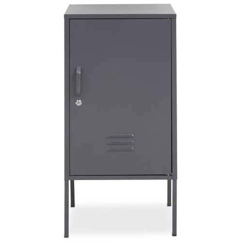 Academy One Door Grey Cabinet